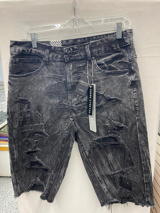 Short Jean Pans Black